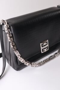 Givenchy 4G Chain Shoulder Bag — Black Leather - Image 11