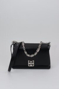 Givenchy 4G Chain Shoulder Bag — Black Leather - Image 6