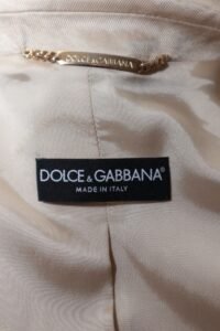 Dolce & Gabbana Beige Fitted Blazer – Size IT 40 - Image 7