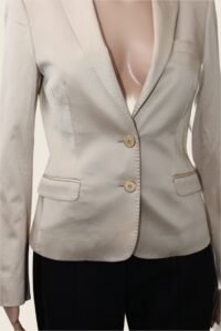 Dolce & Gabbana Beige Fitted Blazer – Size IT 40 - Image 4
