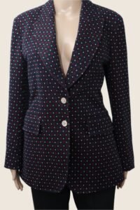 Gucci Heart Print Wool Blazer – Size IT 46 - Image 4