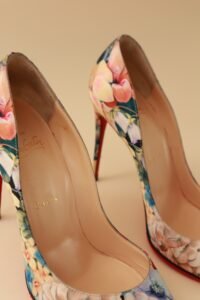 Christian Louboutin Satin Floral Pumps – Size 37 - Image 5
