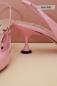 Miu Miu Pink Pearl Slingbacks – Size 38.5 - Image 5