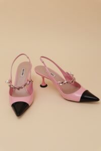 Miu Miu Pink Pearl Slingbacks – Size 38.5