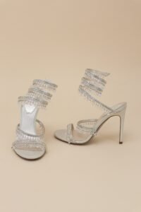 René Caovilla Chandelier White Sandals – Size 35.5
