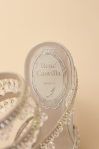 René Caovilla Chandelier White Sandals – Size 35.5 - Image 4