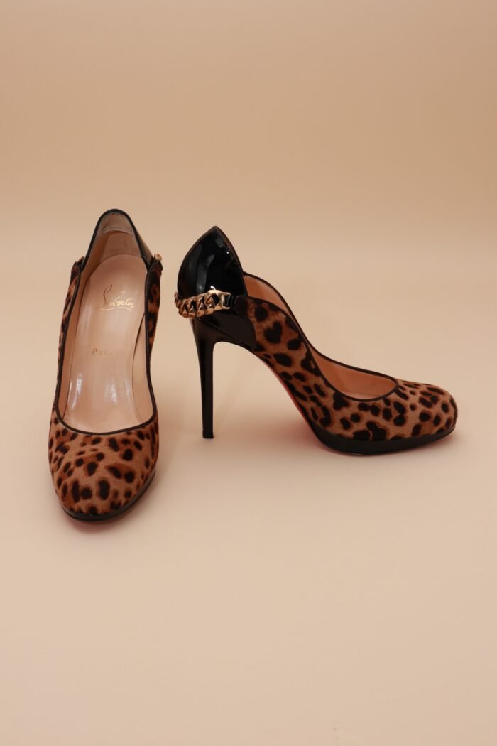 Christian Louboutin Doremi 120 Pony Leo & Patent Leather - Image 3