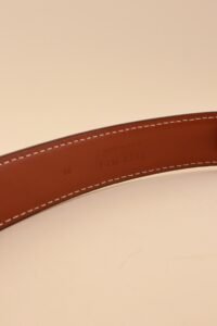 Celine Brown Triomphe Belt - Size 80 - Image 6