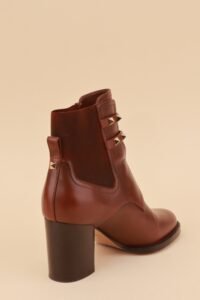 Valentino Garavani Brown Rockstud Ankle Boots - Size 36 - Image 6