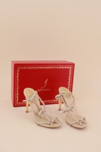 René Caovilla Catherina Gold Heels - EU 36 - Image 2