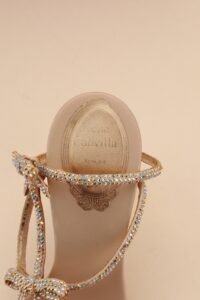 René Caovilla Catherina Gold Heels - EU 36 - Image 6