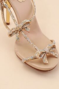 René Caovilla Catherina Gold Heels - EU 36 - Image 5