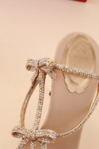 René Caovilla Catherina Gold Heels - EU 36 - Image 7