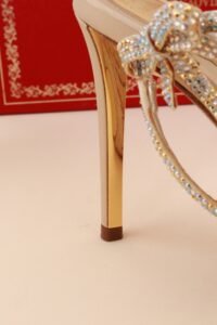 René Caovilla Catherina Gold Heels - EU 36 - Image 9