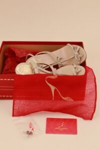 René Caovilla Catherina Gold Heels - EU 36 - Image 12