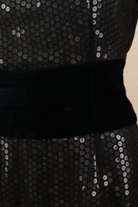 Dolce & Gabbana Sequin Velvet Corset Midi Dress - IT 42  - Image 5