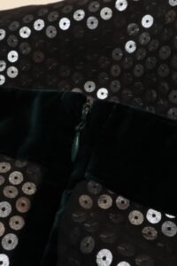 Dolce & Gabbana Sequin Velvet Corset Midi Dress - IT 42  - Image 7