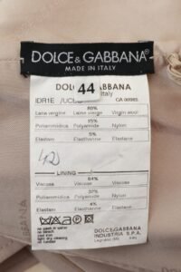 Dolce & Gabbana Belted Sheath Dress — IT 44 - Image 4