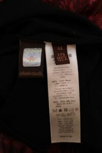 Roberto Cavalli Wool & Silk Pleated Panel Dress – IT 44 - Image 8