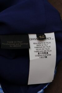 Versace Blue Panther Sequin Dress – IT 42 - Image 6