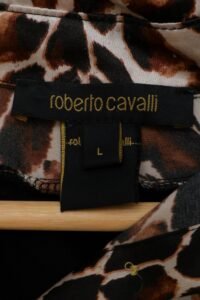 Roberto Cavalli Leopard Collar Layered Dress – L - Image 7