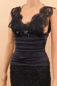 Dolce & Gabbana Lace Corset Halterneck Dress – IT 38 - Image 3