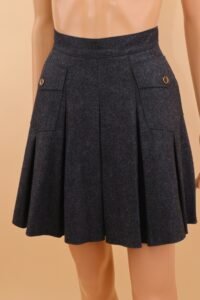 Dolce & Gabbana Wool & Cashmere Pleated Skirt – IT 40 - Image 7