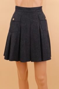Dolce & Gabbana Wool & Cashmere Pleated Skirt – IT 40 - Image 3