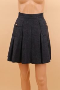 Dolce & Gabbana Wool & Cashmere Pleated Skirt – IT 40 - Image 4