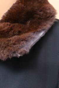 Dolce & Gabbana Wool & Fur Coat – IT 40 - Image 3