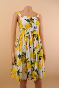 Dolce & Gabbana Lemon Print Dress – IT 38 - Image 2
