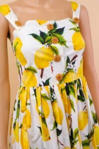 Dolce & Gabbana Lemon Print Dress – IT 38 - Image 4