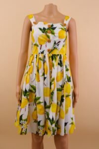 Dolce & Gabbana Lemon Print Dress – IT 38 - Image 5