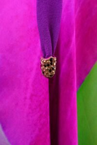 Roberto Cavalli Orchid Silk Halterneck Dress – IT 40 - Image 5