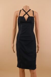 Dolce & Gabbana Strappy Corset Silk Dress – IT 40 - Image 3