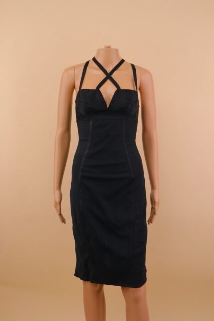 Dolce & Gabbana Strappy Corset Silk Dress – IT 40