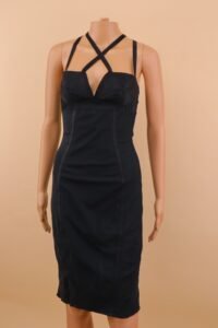 Dolce & Gabbana Strappy Corset Silk Dress – IT 40 - Image 2