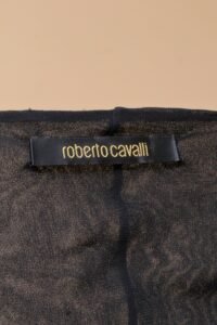 Roberto Cavalli Draped Tie-Front Dress – IT 46 - Image 4