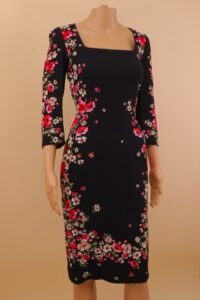 Dolce & Gabbana Floral Panel Midi Dress – IT 42 - Image 2