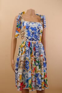 Dolce & Gabbana Majolica Mini Dress – IT 40 - Image 8