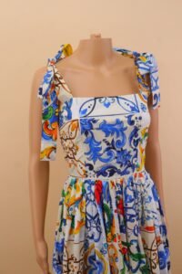 Dolce & Gabbana Majolica Mini Dress – IT 40 - Image 3