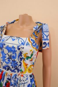 Dolce & Gabbana Majolica Mini Dress – IT 40 - Image 7