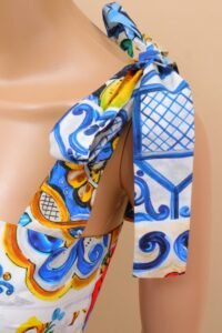 Dolce & Gabbana Majolica Mini Dress – IT 40 - Image 4