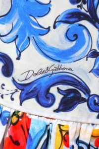 Dolce & Gabbana Majolica Mini Dress – IT 40 - Image 6