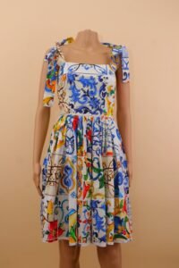 Dolce & Gabbana Majolica Mini Dress – IT 40