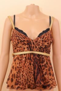 Dolce & Gabbana Leopard Bustier Top – IT 42 - Image 2