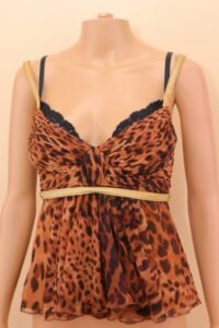 Dolce & Gabbana Leopard Bustier Top – IT 42 - Image 3