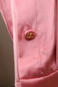 Dolce & Gabbana Draped Silk Satin Blouse – IT 40 - Image 5