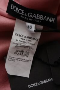 Dolce & Gabbana Draped Silk Satin Blouse – IT 40 - Image 8