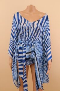 Roberto Cavalli Silk Blouse with Belt – IT 42